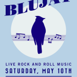 An evening with BLUJAY, live rock and roll music, Saturday, May 10th, La Piazza, 10 PM, No cover